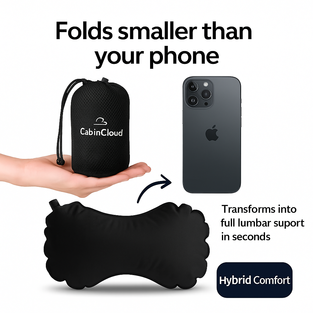 CabinCloud™ - Inflatable Lumbar Cushion